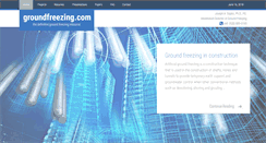 Desktop Screenshot of groundfreezing.com